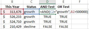 List of Excel Formulas-AND